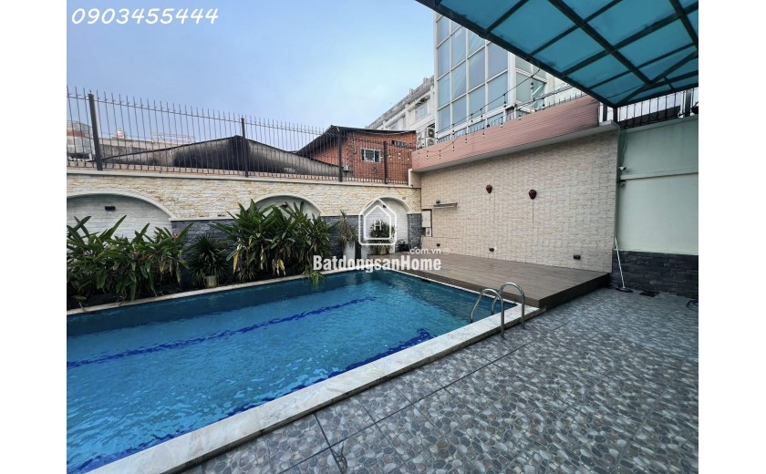 Bán biệt thự đường Tam Châu Thủ Đức, 427m2, 4 tầng, nội thất gỗ quý, 39.5 tỷ